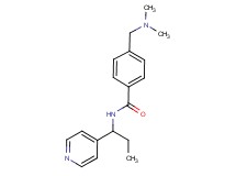 4-[(dimethylamino)methyl]-N-[1-(4-pyridinyl)propyl]benzamide bis(trifluoroacetate)
