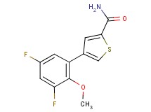 4-(3,5-difluoro-2-methoxyphenyl)thiophene-2-carboxamide