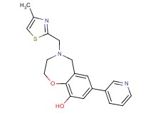 4-[(4-methyl-1,3-thiazol-2-yl)methyl]-7-pyridin-3-yl-2,3,4,5-tetrahydro-1,4-benzoxazepin-9-ol