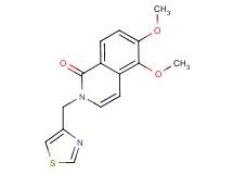 5,6-dimethoxy-2-(1,3-thiazol-4-ylmethyl)isoquinolin-1(2H)-one