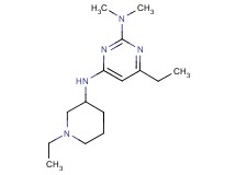 6-ethyl-N~4~-(1-ethylpiperidin-3-yl)-N~2~,N~2~-dimethylpyrimidine-2,4-diamine