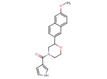 2-(6-methoxy-2-naphthyl)-4-(1H-pyrrol-3-ylcarbonyl)morpholine
