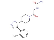 N-(2-{4-[4-(2-methylphenyl)-1H-pyrazol-5-yl]piperidin-1-yl}-2-oxoethyl)urea