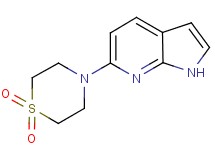 6-(1,1-dioxidothiomorpholin-4-yl)-1H-pyrrolo[2,3-b]pyridine