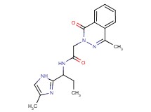 N-[1-(4-methyl-1H-imidazol-2-yl)propyl]-2-(4-methyl-1-oxo-2(1H)-phthalazinyl)acetamide