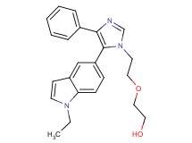 2-{2-[5-(1-ethyl-1H-indol-5-yl)-4-phenyl-1H-imidazol-1-yl]ethoxy}ethanol