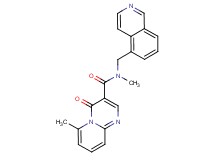 N-(5-isoquinolinylmethyl)-N,6-dimethyl-4-oxo-4H-pyrido[1,2-a]pyrimidine-3-carboxamide