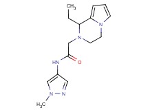 2-(1-ethyl-3,4-dihydropyrrolo[1,2-a]pyrazin-2(1H)-yl)-N-(1-methyl-1H-pyrazol-4-yl)acetamide