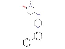 5-{[1-(3-biphenylyl)-4-piperidinyl]amino}-1-methyl-2-piperidinone