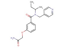 3-(2-amino-2-oxoethoxy)-N-(sec-butyl)-N-(pyridin-4-ylmethyl)benzamide