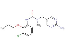 N-[(2-aminopyrimidin-5-yl)methyl]-N'-(3-chloro-2-propoxyphenyl)-N-methylurea
