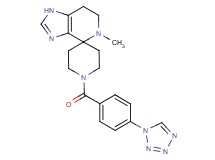 5-methyl-1'-[4-(1H-tetrazol-1-yl)benzoyl]-1,5,6,7-tetrahydrospiro[imidazo[4,5-c]pyridine-4,4'-piperidine]
