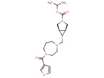isopropyl (1R*,5S*,6r)-6-{[4-(3-furoyl)-1,4-diazepan-1-yl]methyl}-3-azabicyclo[3.1.0]hexane-3-carboxylate