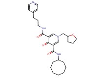 N-cyclooctyl-4-oxo-N'-[3-(4-pyridinyl)propyl]-1-(tetrahydro-2-furanylmethyl)-1,4-dihydro-3,5-pyridinedicarboxamide