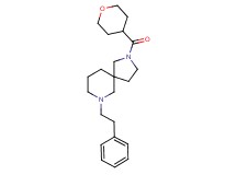 7-(2-phenylethyl)-2-(tetrahydro-2H-pyran-4-ylcarbonyl)-2,7-diazaspiro[4.5]decane