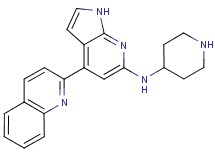 N-piperidin-4-yl-4-quinolin-2-yl-1H-pyrrolo[2,3-b]pyridin-6-amine