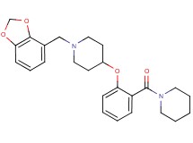 1-(1,3-benzodioxol-4-ylmethyl)-4-[2-(1-piperidinylcarbonyl)phenoxy]piperidine
