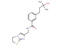 N-(2,3-dihydroimidazo[2,1-b][1,3]thiazol-6-ylmethyl)-3-(3-hydroxy-3-methylbutyl)benzamide