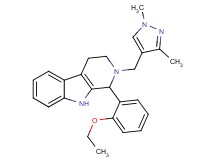 2-[(1,3-dimethyl-1H-pyrazol-4-yl)methyl]-1-(2-ethoxyphenyl)-2,3,4,9-tetrahydro-1H-beta-carboline
