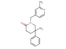 5-methyl-1-[(2-methylpyridin-4-yl)methyl]-5-phenylpiperidin-2-one