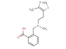 2-({methyl[2-(4-methyl-1,3-thiazol-5-yl)ethyl]amino}methyl)benzoic acid