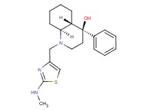 (4S*,4aS*,8aS*)-1-{[2-(methylamino)-1,3-thiazol-4-yl]methyl}-4-phenyldecahydro-4-quinolinol