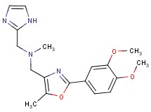 1-[2-(3,4-dimethoxyphenyl)-5-methyl-1,3-oxazol-4-yl]-N-(1H-imidazol-2-ylmethyl)-N-methylmethanamine