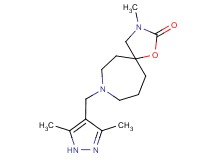 8-[(3,5-dimethyl-1H-pyrazol-4-yl)methyl]-3-methyl-1-oxa-3,8-diazaspiro[4.6]undecan-2-one