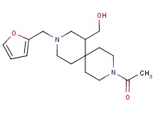 [9-acetyl-3-(2-furylmethyl)-3,9-diazaspiro[5.5]undec-1-yl]methanol
