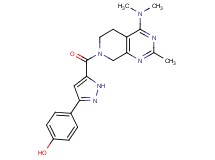 4-(5-{[4-(dimethylamino)-2-methyl-5,8-dihydropyrido[3,4-d]pyrimidin-7(6H)-yl]carbonyl}-1H-pyrazol-3-yl)phenol