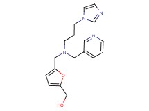 (5-{[[3-(1H-imidazol-1-yl)propyl](pyridin-3-ylmethyl)amino]methyl}-2-furyl)methanol