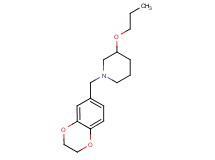 1-(2,3-dihydro-1,4-benzodioxin-6-ylmethyl)-3-propoxypiperidine
