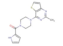 2-methyl-4-[4-(1H-pyrrol-2-ylcarbonyl)piperazin-1-yl]thieno[3,2-d]pyrimidine