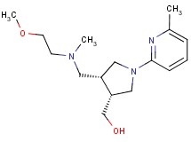[(3R*,4R*)-4-{[(2-methoxyethyl)(methyl)amino]methyl}-1-(6-methylpyridin-2-yl)pyrrolidin-3-yl]methanol