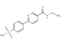 N-ethyl-6-[4-(methylsulfonyl)phenyl]nicotinamide