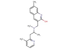 7-methyl-3-({methyl[1-methyl-2-(3-methyl-2-pyridinyl)ethyl]amino}methyl)-2-quinolinol