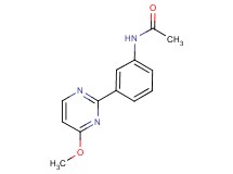 N-[3-(4-methoxy-2-pyrimidinyl)phenyl]acetamide