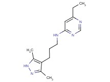 N-[3-(3,5-dimethyl-1H-pyrazol-4-yl)propyl]-6-ethylpyrimidin-4-amine