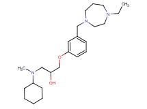 1-[cyclohexyl(methyl)amino]-3-{3-[(4-ethyl-1,4-diazepan-1-yl)methyl]phenoxy}propan-2-ol