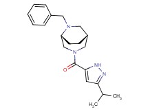 (1R*,5R*)-6-benzyl-3-[(3-isopropyl-1H-pyrazol-5-yl)carbonyl]-3,6-diazabicyclo[3.2.2]nonane
