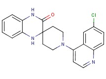 1-(6-chloro-4-quinolinyl)-1',4'-dihydro-3'H-spiro[piperidine-4,2'-quinoxalin]-3'-one