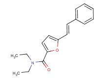 N,N-diethyl-5-[(E)-2-phenylvinyl]-2-furamide