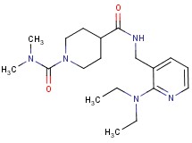 N~4~-{[2-(diethylamino)-3-pyridinyl]methyl}-N~1~,N~1~-dimethyl-1,4-piperidinedicarboxamide