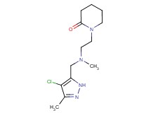 1-{2-[[(4-chloro-3-methyl-1H-pyrazol-5-yl)methyl](methyl)amino]ethyl}piperidin-2-one