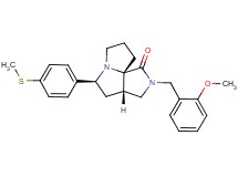 (3aS*,5S*,9aS*)-2-(2-methoxybenzyl)-5-[4-(methylthio)phenyl]hexahydro-7H-pyrrolo[3,4-g]pyrrolizin-1(2H)-one
