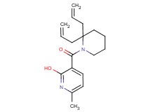 3-[(2,2-diallyl-1-piperidinyl)carbonyl]-6-methyl-2-pyridinol