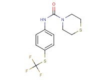 N-{4-[(trifluoromethyl)thio]phenyl}thiomorpholine-4-carboxamide