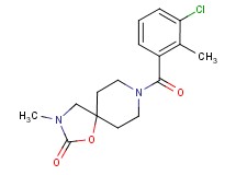 8-(3-chloro-2-methylbenzoyl)-3-methyl-1-oxa-3,8-diazaspiro[4.5]decan-2-one