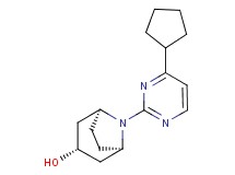 (3-endo)-8-(4-cyclopentylpyrimidin-2-yl)-8-azabicyclo[3.2.1]octan-3-ol