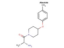 (2R)-1-[4-(4-methylphenoxy)-1-piperidinyl]-1-oxo-2-propanamine